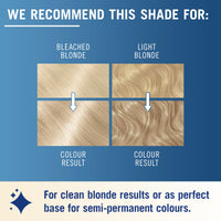 Schwarzkopf LIVE Post-Bleach Hair Toner, Soft Blonde Semi-Permanent Colour Toner, for Cool Blondes, Soft Blonde Toner Neutralises Brassiness and Yellow Tones for up to 16 Washes