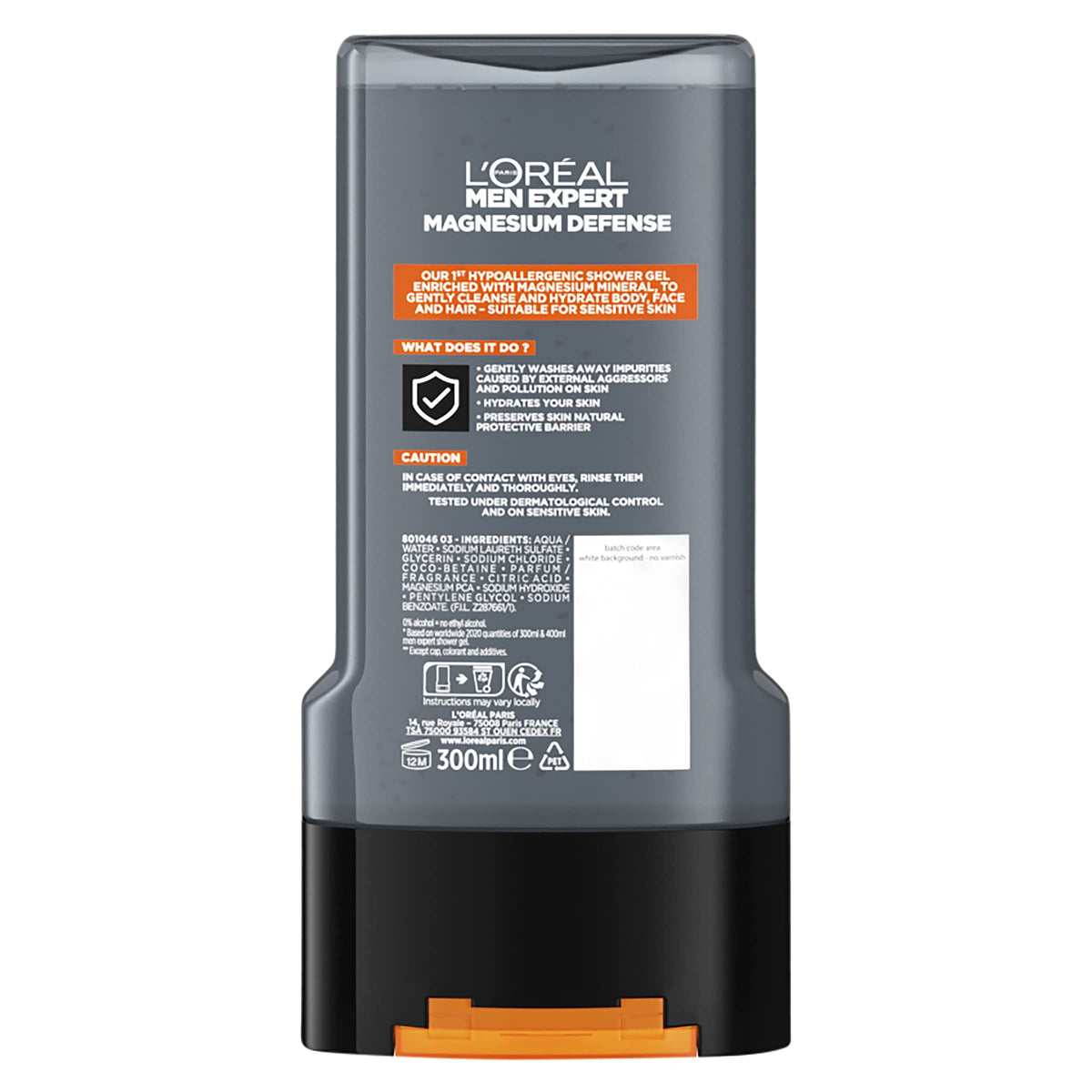 L'Oreal Paris LOREAL MEN EXPERT SHOWER GEL MAGNESIUM