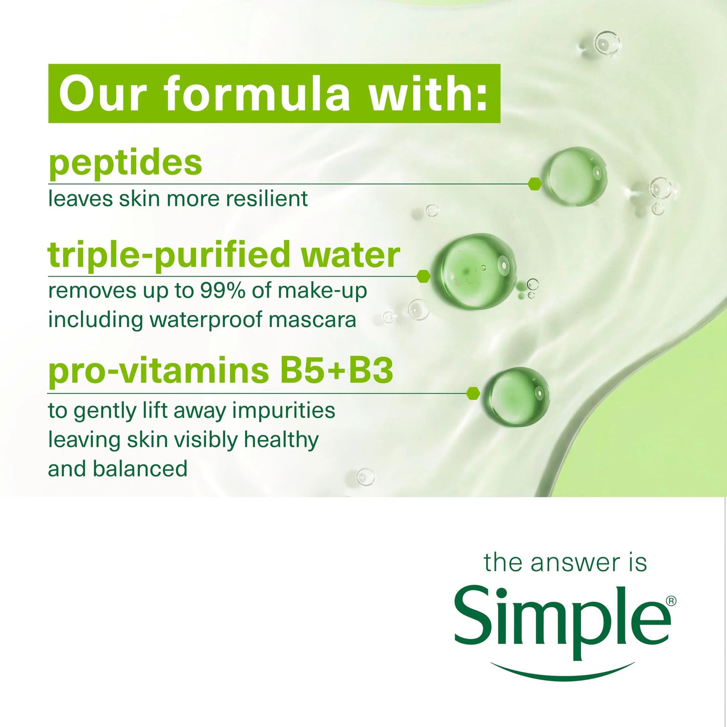 Simple Hydrating Micellar Water, 400ml