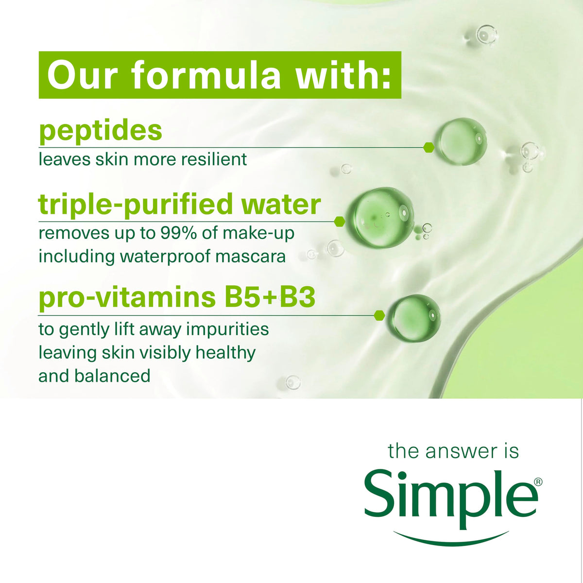 Simple Hydrating Micellar Water, 400ml