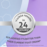Flexitol Rapid Revive Overnight Foot Cream - 30 Percent Urea for Extremely Dry, Hard, Rough Skin on Feet - Results in 1 Night - Clinically Proven Foot Care - High Urea - Suitable for Diabetics. 50g