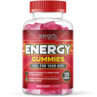 SCIENCE FITNESS Energy Gummies |120 Mixed Berry Flavour Gummies from Science Fitness Brand |4 Months Supply