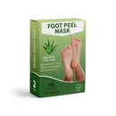 PALMARISA Palmarisa Foot Peel Mask – Exfoliating Socks for Cracked Heels & Hard Skin – Aloe Vera & Tea Tree – 2 Pairs – Baby Soft Feet in 10-14 Days, Dermatologically Tested