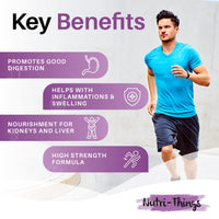 Dandelion and Burdock Root Capsules | 1800mg Per Serving | 60 Capsules