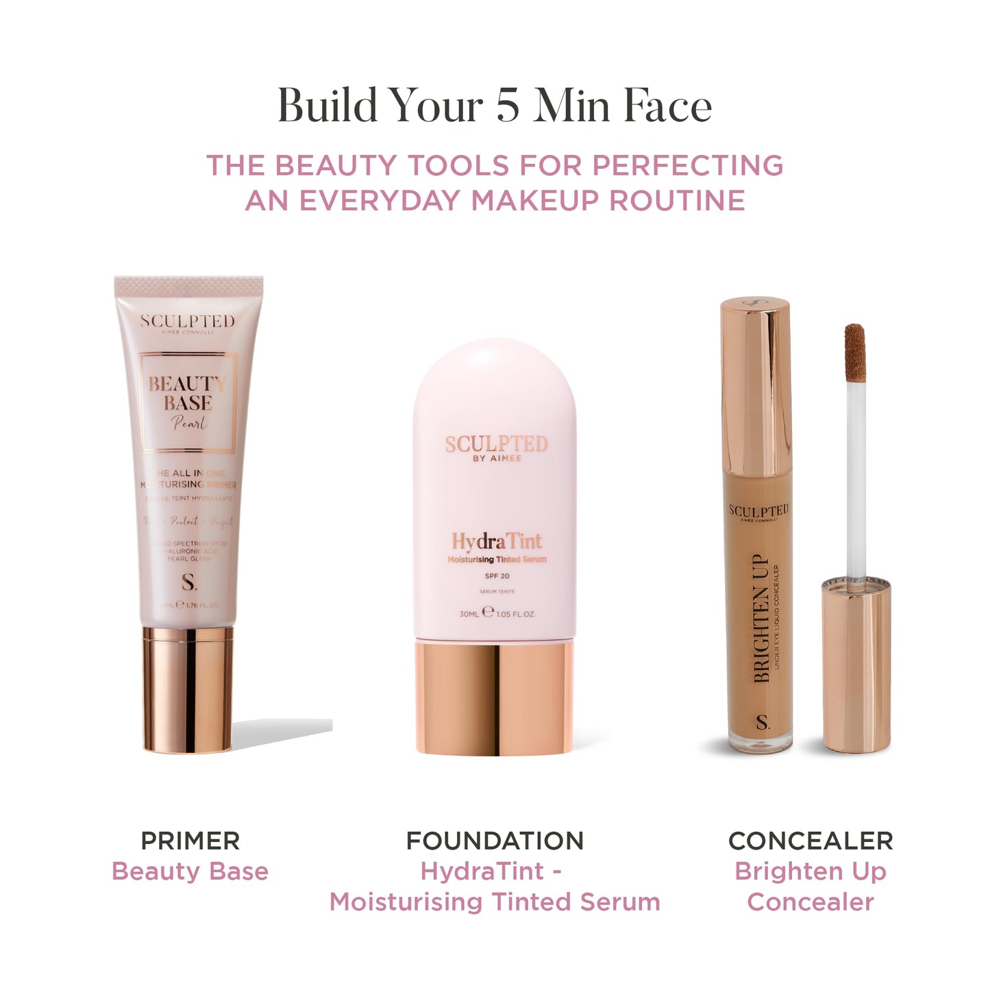 HydraTint Moisturising Tinted Serum from Sculpted by Aimee - 2-in-1 Makeup and Skin-Perfecting Skincare Formula with SPF 20