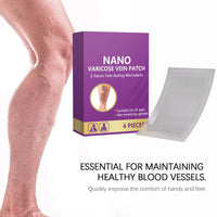 SONGQEE Soothing Leg Breathable Care Patches, Varicose Vein Patch, Improving Blood Circulation, Skin Body Care, for All Skin Types