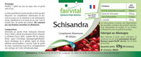 fairvital Fairvital | Schisandra - BULK PACK for 3 months - VEGAN - 90 capsules - Wu Wei Zi