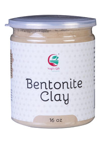 YOGI’S GIFT – Celebrating health Bentonite Clay Powder 450gram | 100% Pure Clay For Face Mask & Soap Making | By Yogi's Gift®