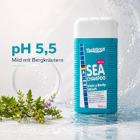 Yachticon Sea Champoo/Meerwasser Seife Shampoo, Schampon, Schampu 300 ml von pflegt entspannend von Wind Sonne Wasser beanspruchte Haut und Haare