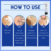 Tattoo Cleaning Cream, Fast and Effective—TATTOO Cleaning Cream, Removes Skin Pigmentation, Painless Tattoo Removal, Fast Absorption, No Scars (1PC)