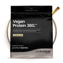 THE PROTEIN WORKS Protein Works | Vegan Protein 360 - Platinum Innovation, Premium Vegan Protein Powder, Plant-Based Protein Shake, Essential Vitamins & Minerals, Low Sugar, Unflavoured, 14 Servings, 500g