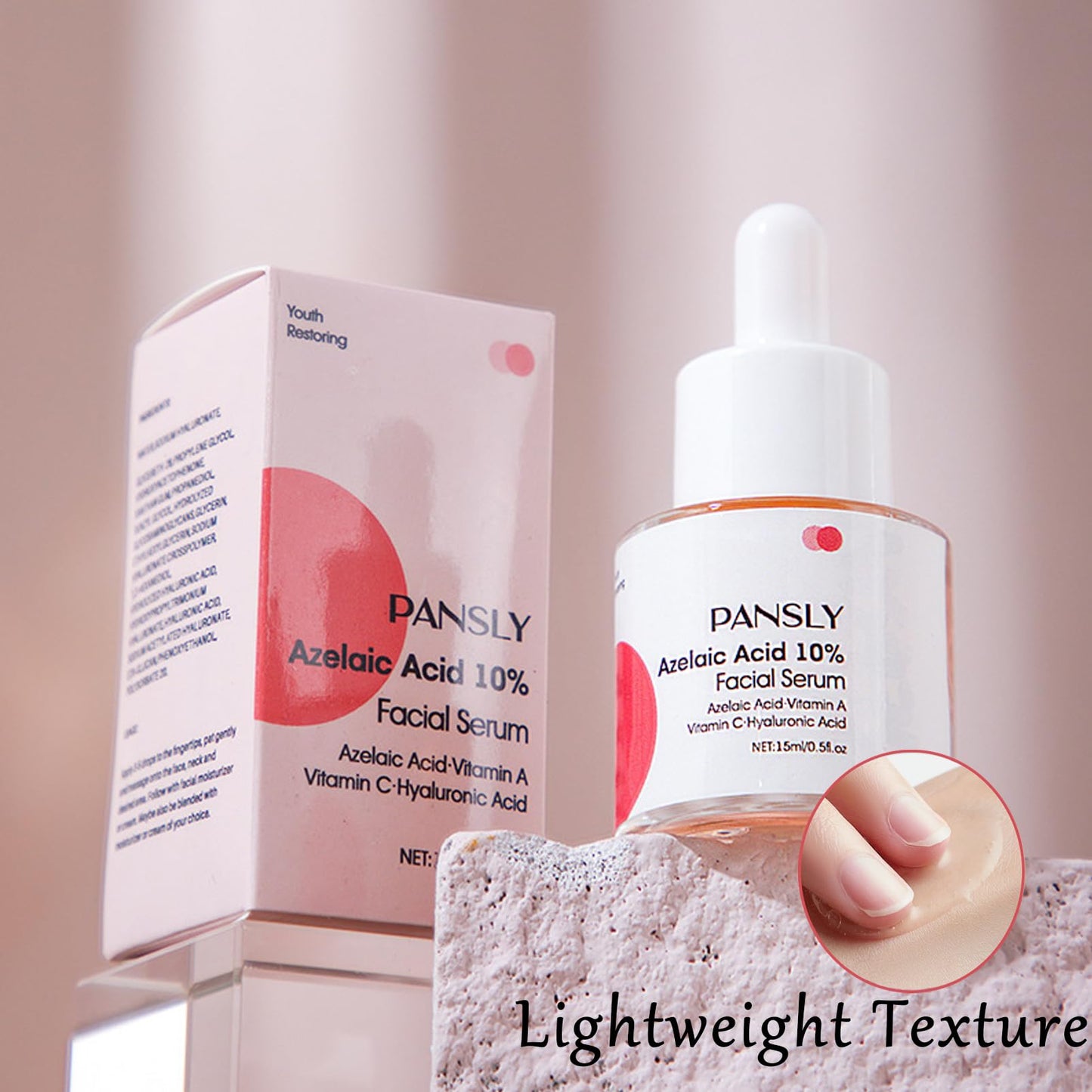 DMQ Azelaic Acid 10% Face Serum,Hyaluronic Acid Serum for Face,Remove Blackhead & Fade Acne,Collagen Serum for Face,Enhance Skin Elasticity,Skin Moisturizer,Intense Firming Anti Aging Serum for Women&Men