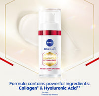 NIVEA Luminous 630 Anti-Age & Dark-Spot Serum (30ml), Facial Serum Reduces 10 Years of Accumulated Age Spots, Face Serum for Even, Strengthened, Younger-Looking Skin