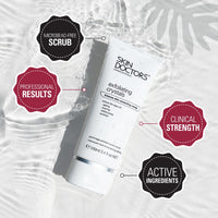 Skin Doctors SKIN DOCTORS Exfoliating Crystals Face & Body Scrub – Microbead Free Cream Exfoliator with Tea Tree Oil for Acne, Blemishes & Smooth Radiant Skin – 100ml