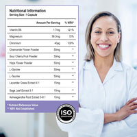 Health & Her Natural Sleep+ Supplement - Designed to Support a Relaxing and restful Sleep – Contains Natural Ingredients Including Vitamins B6 and Magnesium - 60 Tablets - 2 Month Supply……