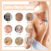 Shengqialun Tattoo Cover Up Makeup, Waterproof Tattoo Cover Up 2pcs, Scar Concealer Waterproof, Body Makeup for Scars Birthmarks, Long-Lasting Smudge-Proof, Portable Concealer Kit (Light & Dark)