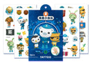 FRESHOER Temporary Tattoos,4 Sheets 100+ Patterns Anime Tattoo Stickers Waterproof Removable, Birthday Party Bag Filler