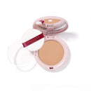 Wander Beauty Wanderlust Powder Foundation - Golden Medium - Blurs and Evens Skin Tone - Perfects & Hydrates With Hyaluronic Acid, Aloe, Honeysuckle, & Vitamin E - Lightweight, Buildable Coverage