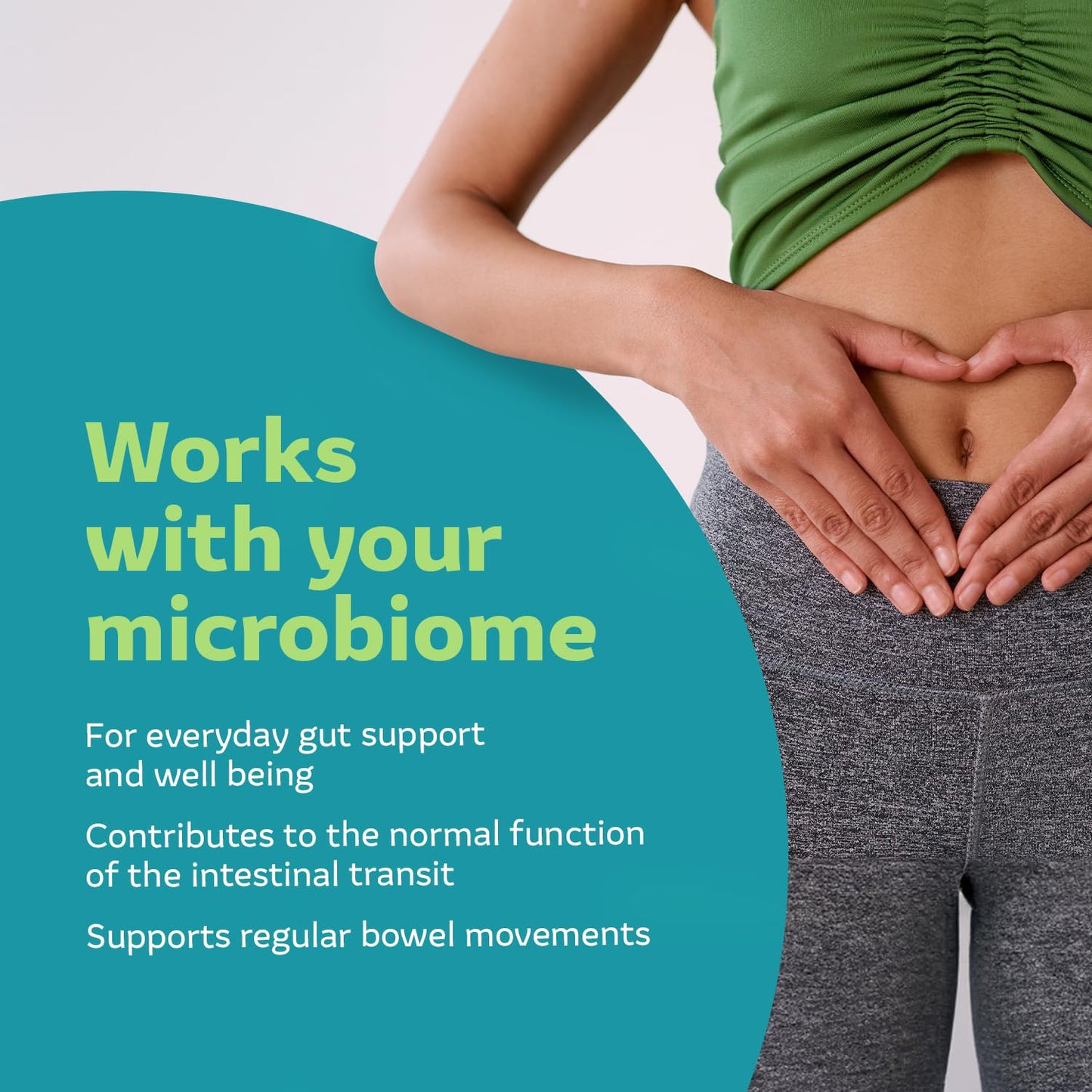 ACTIPROCT ActiProct Daily Protection Bowel Balance - Food supplement, supports gut health and well-being, Clinically tested -probiotics, digestive enzymes, ginger - 1 billion live bacteria per capsule - 30 oral