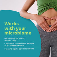 ACTIPROCT ActiProct Daily Protection Bowel Balance - Food supplement, supports gut health and well-being, Clinically tested -probiotics, digestive enzymes, ginger - 1 billion live bacteria per capsule - 30 oral