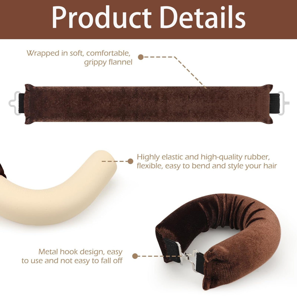 KFSCIP 7 Piece Set, Heatless Blowout Rods, Overnight Blowout Rods, Blowout Rods, Overnight Blowout, Blow Out Rods, Dly Curling Rod For All Curls Hair Types