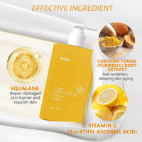 Angivlga Turmeric Body Lotion, Tumeric Cream For Face And Body,Remove Acne,Dark Spots,Sun Damaged Skin,Anti-Aging Firming Body Lotion Body & Face Dry Skin Moisturizer Women Men-300g