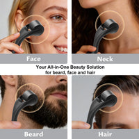 Koi Beauty KOI BEAUTY Derma Roller 1mm for Hair Growth, Microneedling Roller for Face Body Scalp, Beard Roller for Beard Growth, Micro Needling Roller 540 Titanium Needle for Men Women Home Use