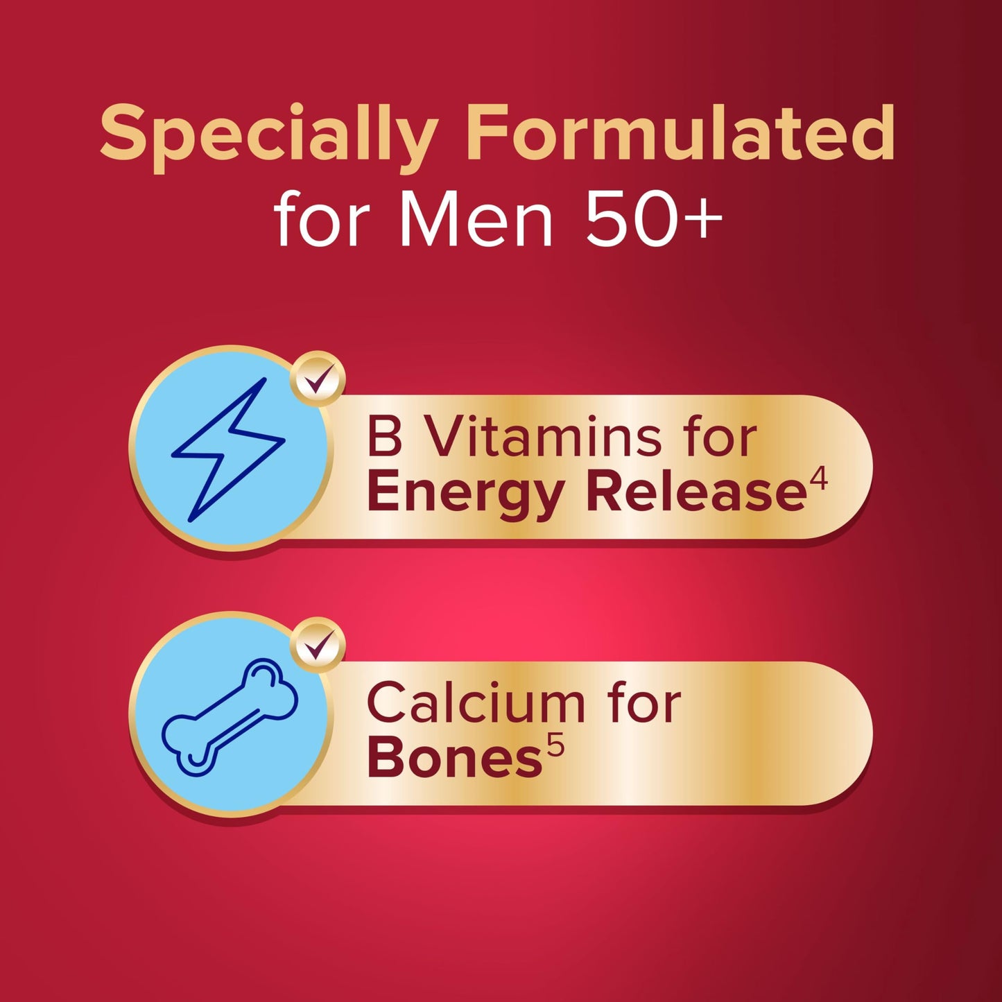 SEVEN SEAS Seven Seas Omega-3 and Multivitamins Man 50plus, 30-Day Duo Pack, with B Vitamins and Calcium, 30 Omega-3 Capsules and 30 Multivitamin Tablets