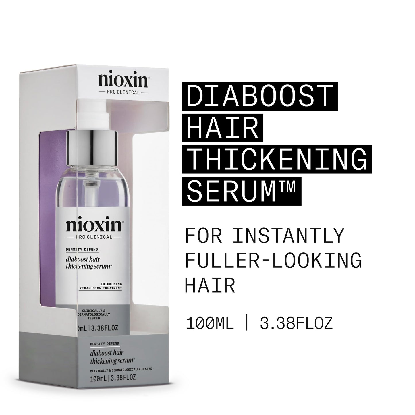 NIOXIN Nioxin Density Defend Diaboost Hair Thickening Serum - Leave in Scalp Treatment Serum with Niacinamide (100ml)