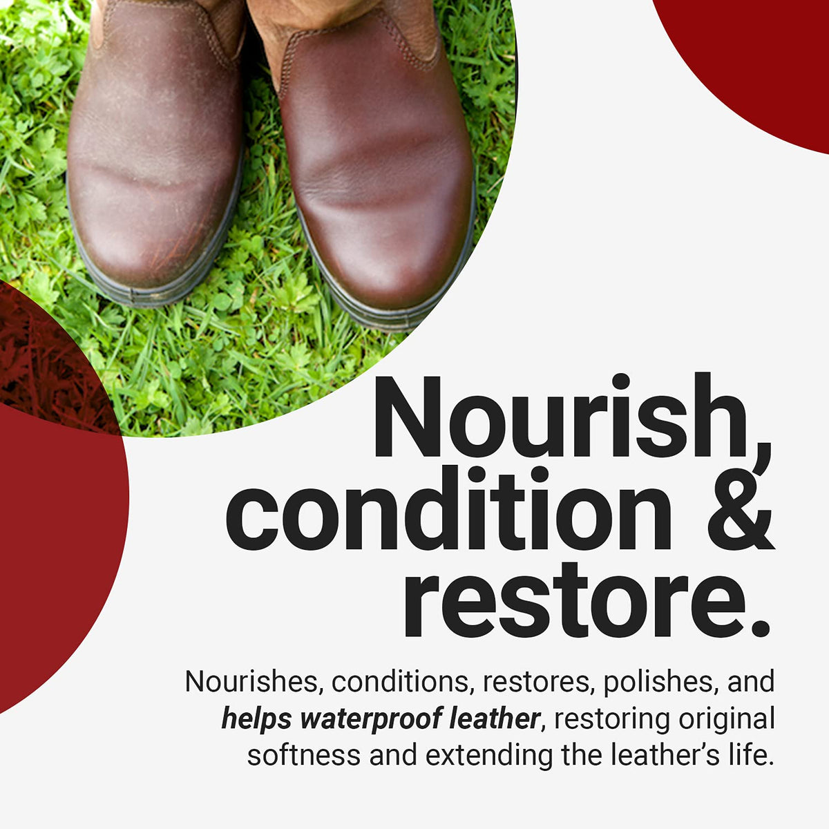 Renapur Leather Balsam – Conditions, Restores & Protects Leather | Natural Leather Conditioner for Sofas, Shoes, Boots, Bags, Car Interiors & Saddlery (Lavender)