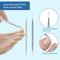 HEYMKGO 9 in 1 Professional Toenail Clippers for Thick or Ingrown Nails, Heavy Duty Podiatry Tools for Men and Women
