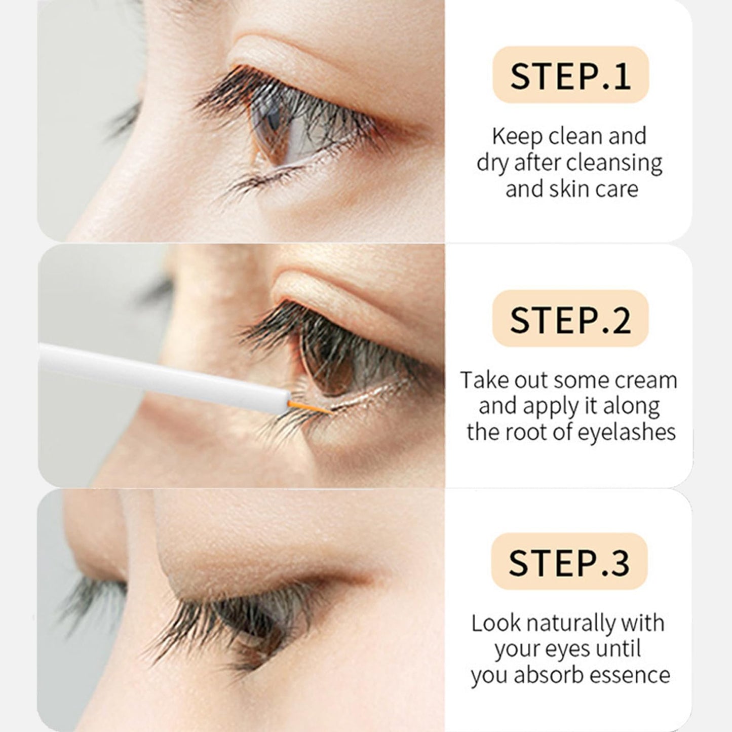 GEEWHILE Eyelash Serum for Growth, Eyelash Growth Serum Lash Serum Growth Rapid Lash, Lash Growth Serum, Eyebrow Growth Serum Eyelash and Eyebrow Growth Serum for Longer, Fuller and Thicker Luscious Lashes