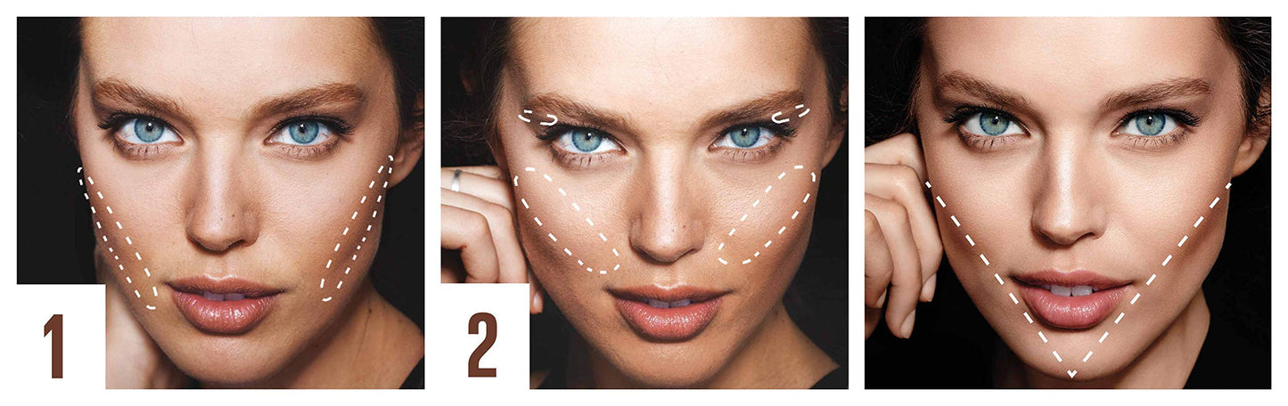 Maybelline New York Master Contour V Shape Duo Stick Foundation - 003 Dark