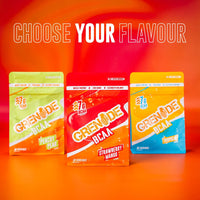 Grenade BCAA Intra Workout Powder, Zero Sugar plus Muscle Function & Electrolyte Balance Support (30 Servings) - Strawberry Mango, 390 g (Pack of 1)