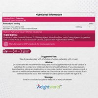 WeightWorld Forskolin Capsules 1000mg - 60 Vegan Capsules - Coleus Forskohlii Extract - Keto & Low Carb Diet Friendly Supplement for Men & Women - Allergen & GMO-Free