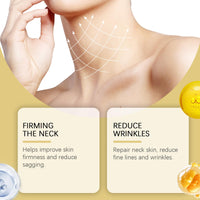 ZANPIERO Ah-8 Firming Neck Cream, Tighten And Lift Neck Cream, Neck Firming Creams Contain Hexapeptide, With Double Roller Massage, Reduce Wrinkles Fine Lines And Double Chin, Firm And Lift Sagging Skin 2 pcs