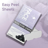 Face Facts Charcoal Nose Pore Strips; Charcoal and glycerin; Draws out impurities and oils, helping eliminate blackheads; 6 Strips