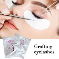 Sunallwell 100 Pairs Eye Lash Pads Eyelash Pads Under Eye Patches Under Eye Pads Under Eye Gel Pads Premium Eye Pads for Eyelash Extensions Pro Salon and Individual Eyelash Extension
