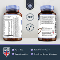 Multivitamins & Minerals (2 Packs of 365) - 730 Vegan Multivitamin Tablets - 2 Year Supply - Multivitamin Tablets for Men & Women with 26 Essential Active Vitamins & Minerals - Made in UK by Nutravita