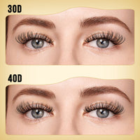 320Pcs Individual Lashes QUEWEL Cluster Lashes 30D+40D C Curl MIX12-18mm Individual Lash Extension Lash Clusters DIY Eyelash Extensions For Home Use (30D+40D 0.07C MIX12-18mm)