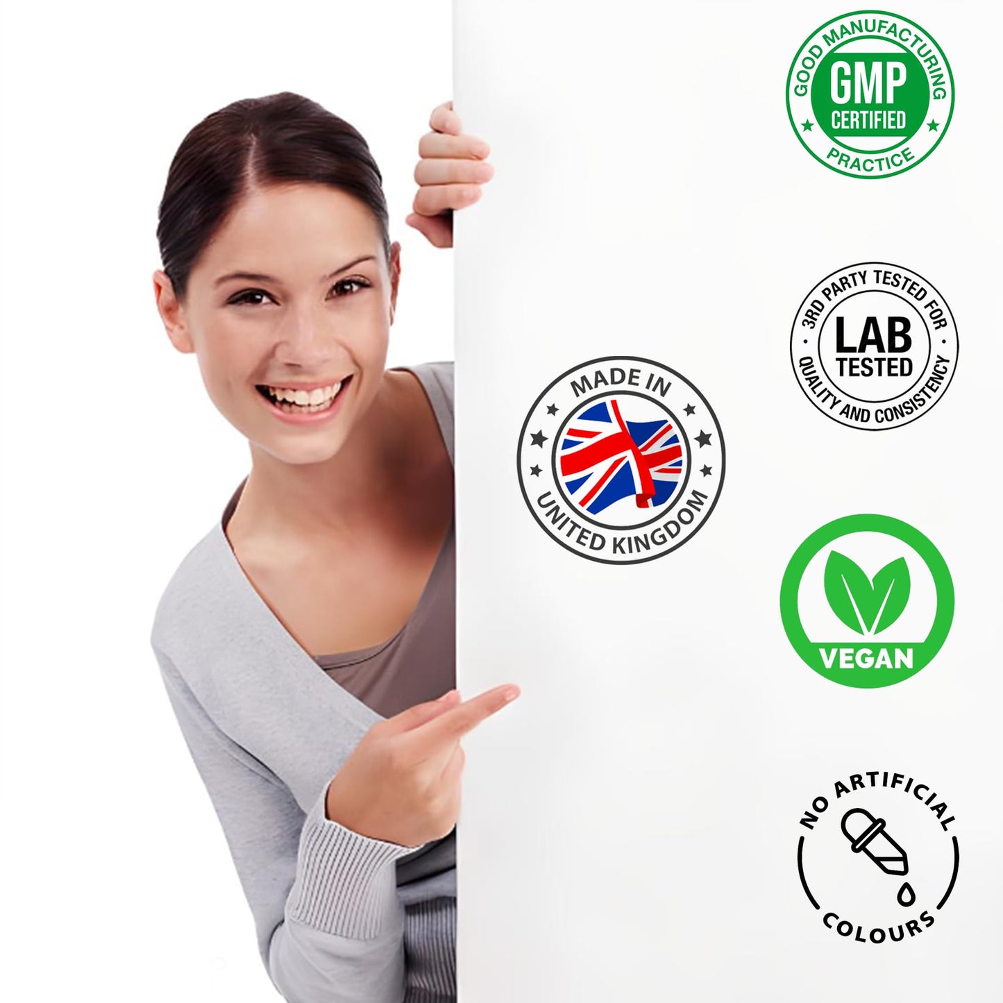 Mushroom Complex Supplement | No fillers, Additives or Bulkers, Pure Active Ingredients | High Potency Mushroom Capsules with Reishi,Shiitake and Lions Mane | 60 Capsules | Made in UK