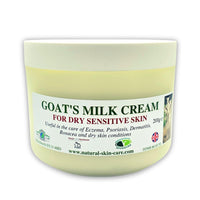Goats Milk Moisturising Cream 200g by Elegance Natural Skin Care. Formulated for dry, sensitive skin. MULTI AWARD WINNING.