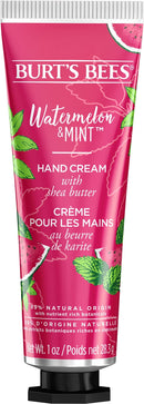 Burt's Bees Burt’s Bees Hand Cream for Very Dry Hands, Watermelon & Mint, Hand Moisturiser With Shea Butter, 28.3g