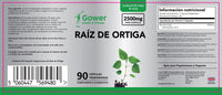 Gower Health & Fitness GH Stinging Nettle Supplement | 90 Nettle Root Capsules - 2500mg per Serving (10:1 Extract) | High Strength Nettle-Leaf Extract | Non-GMO, Gluten & Dairy Free | Manufactured in The UK