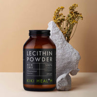 KIKI HEALTH KIKI Health Non-GMO Lecithin Powder Food Supplement | Embrace Culinary Excellence & Nutritional Support | Elevate Your Recipes with Versatile Soy-Based Emulsifier | Thickener Perfect for Vegan - 200g
