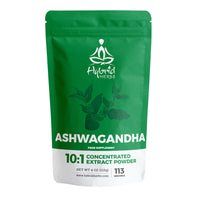 HYBRID HERBS – ASHWAGANDHA ROOT | 10:1 Extract Powder with Withanolides | Adaptogen for Calm, Stress & Sleep Aid | Stamina, Cognitive & Mind Support | 113 servings (113g)