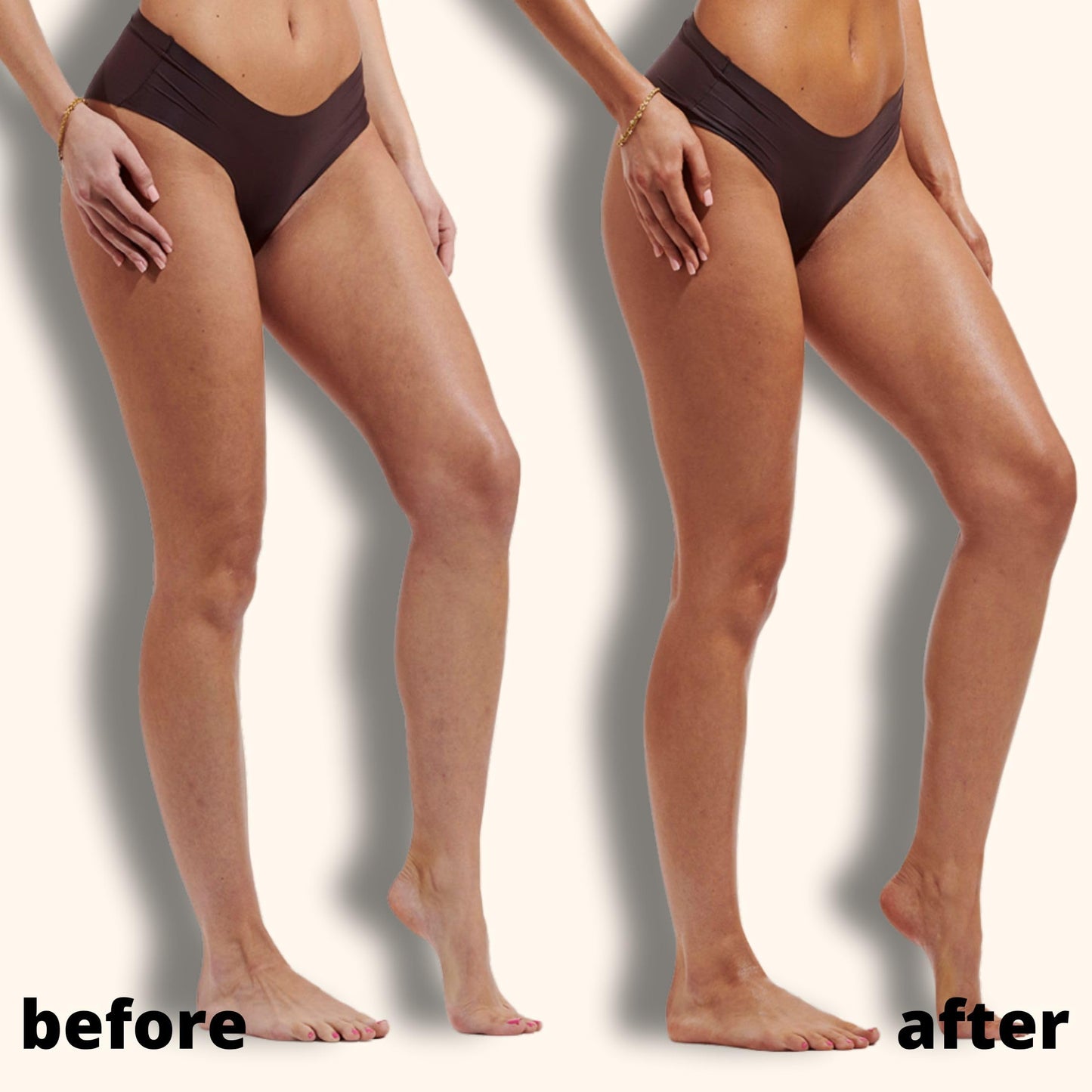 Skinny Tan Skin & Tan Body Glow Lotion - Medium Gradual Tanner for Natural Looking Sunless Tan, Streak-Free, Easy Application, Coconut Scented, Hydrating, Body Moisturiser 280ml