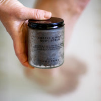 Made by Coopers Apothecary Made By Coopers Coffee Mint Sugar and Dead Sea Salt Body Scrub - Invigorating Exfoliation with Natural Ingredients for Radiant Skin - Energizing Coffee and Mint Infusion - 250g Full Body Treatment
