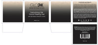 GLO24K UNLEASH THE POWER OF GOLD GLO24K Facial Peeling Gel with 24k Gold, Anti-Aging Formula with Vitamins C and E