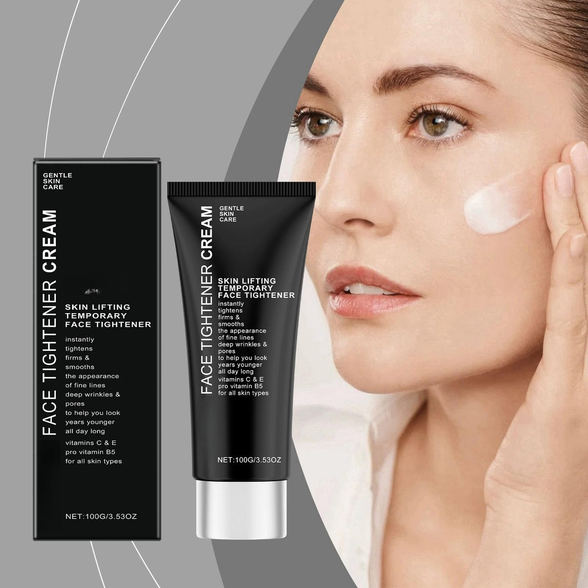 Xinyig 70ml Instant Firmx Temporary Tightener,Firming Cre/am for Loose S/kin,Instant Fa/ce Tightening Cr/eam,Sk/in Tightening Crea/m for F/ace,Anti Wrinkle Fac/e Cream for Mature Ski/n,Day and Night Cream
